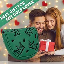 1PC Cheese Crown Pattern Golf Mallet Putter Cover, Made Of PU Material With Exquisite Embroidery, Universal Fit For Most Golf Brands - Multicolor - View 8