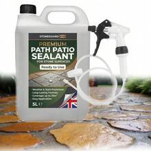 Path Patio Sealant Designed To Protect Stone Surfaces & Driveways Complete With Hose Trigger (5 Litre) - 1 - View 2