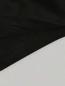 Conjunto de 4 piezas de top de tirantes ajustado y fruncido de cuello cuadrado de varios colores para mujer.Top corto sin mangas en negro, burdeos, marrón y blanco.Elegante y romántico para vacaciones, fiestas, ceremonias, playa, salidas casua - Negro - Ver 5