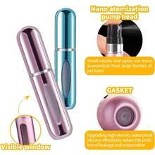 Perfume Travel Refillable, 6Pcs 5ml Perfume Bottle, Portable Perfume Bottles Refillable Women Men Small Bottle, Travel And Outgoing - Default - View 4