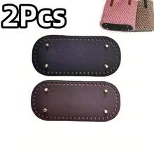 1 pieza/2/3Pcs Fondo de bolso de cuero PU, fondo de bolso precortado adecuado para la fabricación de bolsos DIY, adecuado para la fabricación de bolsos de mujer y la fabricación de carteras DIY - Multicolor - Ver 30
