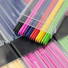 2.0mm 48pcs Colored Mechanical Pencil Leads Refills, 90mm Non-Breakable Lead, Multi-Color For Drawing, Writing, Sketching, Students & Artists, Smooth Writing Lead Set - Multicolor - View 6