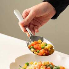 1pc 304 Stainless Steel Soup Ladle, Solid Round Head Deep Bowl Design, Long Smooth Handle, Rust-Resistant , Suitable For Hot Pot, Ramen, Stew, Porridge, Sauce, Soup And More, Dishwasher , Multi-Functional Kitchen Utensil, Suitable For Home Daily Cooking, Restaurant And Banquet Use - View 11