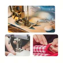 Durable Sewing Thread Suitable For Machine And Hand Sewing Black And White Spools With Green Labels Applicable For Various Projects And Repairs - One Roll Of Black Thread + 12 Needl - View 3