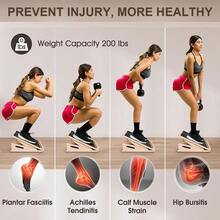Yoga Calf Stretch Board, Adjustable Foldable Pedal, Leg Shaping Stretch Step, Lightweight Fitness Board For Home Workouts - Natural Wood Color - View 8