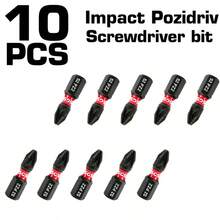 10 mũi vít lục giác hình sao PZ2 bằng thép S2, 25mm, có nam châm, chống xoắn, độ cứng cao. - A - Xem 7