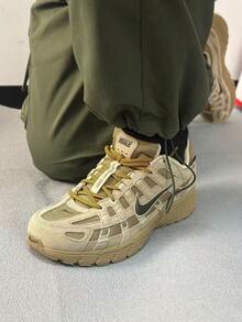 Nike P-6000 CORDURA 舒适耐穿休闲跑步鞋，卡其色，男款 - 棕色 - 查看 2