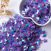 100g Hạt kim tuyến hình hoa mai lõm 10mm, chất liệu PVC, sequin hoa anh đào 5 cánh óng ánh, phụ kiện làm móng nghệ thuật bằng nhựa, kim tuyến hồng hologram lấp lánh, hiệu ứng óng ánh mộng mơ, hình dáng hoa 5 cánh tinh tế, vẻ đẹp nữ tính nhẹ nhàng. - Hoa năm cánh - Xem 19