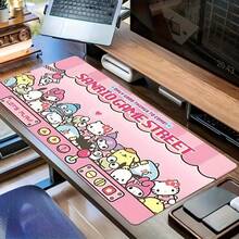 SANRIO 1個三麗歐電競滑鼠墊 - 可愛卡通設計、防滑橡膠底、可水洗桌面墊；適用於辦公室、學校和居家裝飾 - E - 查看 5