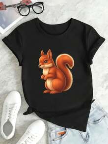 Women T-Shirts - Black - View 2