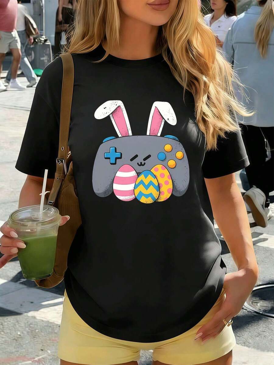 Women T-Shirts - Black - View 1