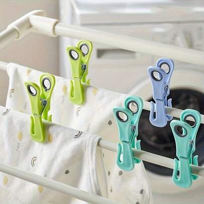 24pcs Thick Anti-Wind Clothes Hangers Multi-Functional Non-Slip Clips Plastic Strong Grip Vibrant Colors Essential Outdoor Drying Towel Fixing Practical Design Heavy Duty Laundry Organization Household Essentials Wardrobe Storage Solutions Closet Organizers Clothing Rack Accessories Premium Quality Home Organization Garment Care Tools Versatile Hanging System Everyday Utility Construction Weather Resistant