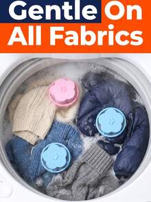 Nuevo filtro de pelusa reutilizable para lavadora, bolsa de malla, apto para hombres y mujeres, sin electricidad requerida, se ajusta a todos los usuarios, artículo esencial para el baño y el hogar - multicolor - Ver 7