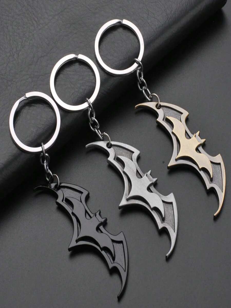 Bat Keychain Anime Creative Keychain High-End Car Couple Unisex Bat Keychain - A - View 1