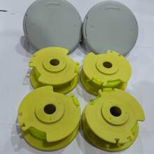 2/4 piezas de carrete de hilo de alimentador automático, hilo de nailon resistente de 0.08 pulgadas para reemplazo de corte de césped para cortacésped - R - Ver 3