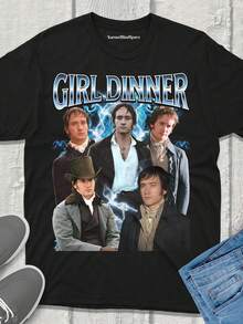 Fitzwilliam Darcy T-Shirt 90s Bootleg Clothing Gift T1EE R Merch T1EE Silly Meme T-Shirt Weirdcore Humor Unique Gift Idea T1rendy.220g Unisex 100% Cotton T-Shirt. Ideal Weight For All Seasons, Suitable For Both Men And Women. High-Quality And Durable Fabric, Soft To The Touch And Long-Lasting. Breathable Top, Suitable For Women's Autumn Clothing, Holiday Wear, Mother's Day, Independence Day Celebrations, And As A Gift. - 黑色 - 查看 1