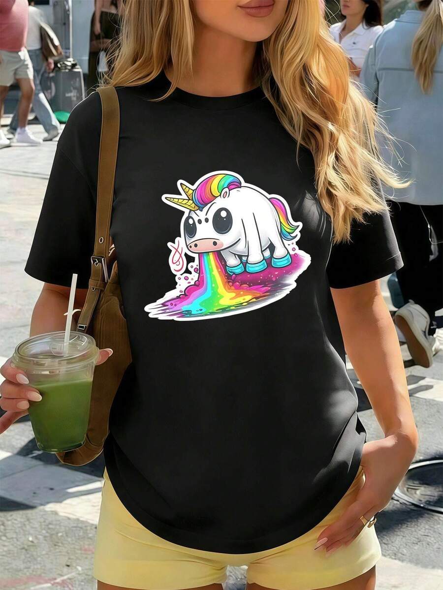 Women T-Shirts - Black - View 1