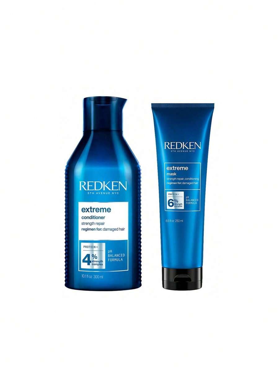 Redken [Bundle] Extreme Conditioner 300 Ml + Strength Builder Strengthening Hair Mask 250 Ml - Extreme - View 1