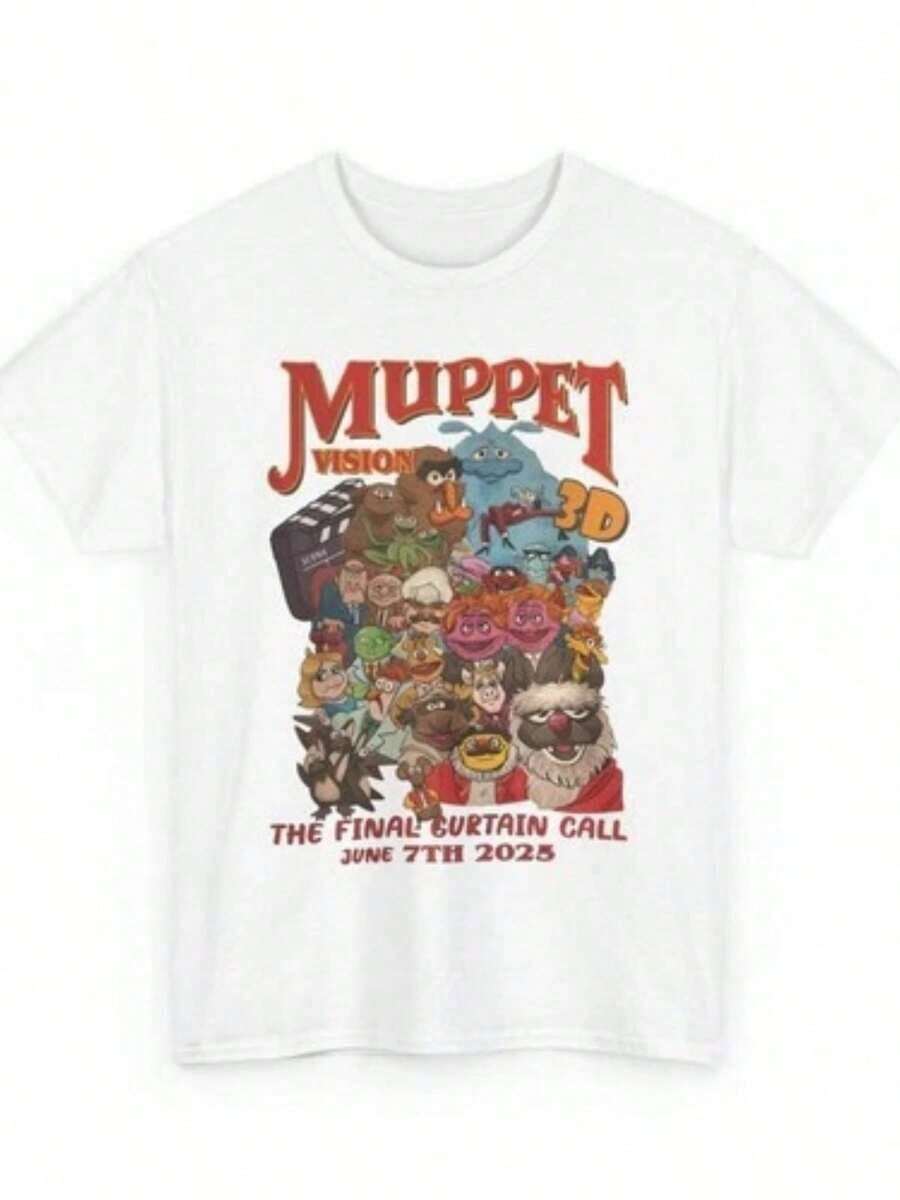 Camiseta Retro The Muppet Vision 3D The Final Curtain Call, Todas las Tallas - Blanco - Ver 1