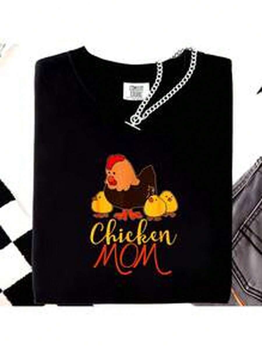 Chicken Mom Hen y ChiC1KS Funny Chickens