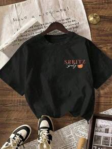 Dam-T-shirts - Vit - Visa 7