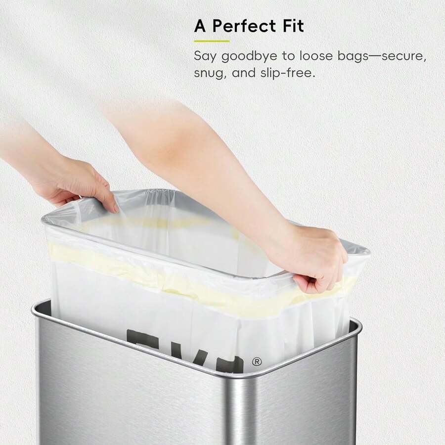 21 Gallon / 50-90 Liter, 60 Count Drawstring Trash Bags, Heavy-Duty Unscented Trash Bags, Easy-Dispense Roll For Kitchen & Home Use, Code G, White - 12.9 加侖袋裝/代碼 J - 查看 1