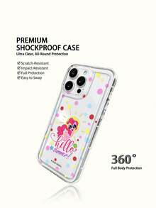 Hasbro MY LITTLE PONY Ốp điện thoại hoạt hình nữ tính chính hãng, quà tặng ngày lễ, đóng hộp, phù hợp với dòng Samsung Galaxy/Apple iPhone 17, 17 Air, 17 Pro, 17 Pro Max, 11, 12, 13, 14, 15, 16 Pro, 16 Pro Max, 14 Plus, 15 Plus, 16 Plus, 15 Pro Max, 16 Pro, 16 Pro Max, XR - Trong sáng - Xem 4
