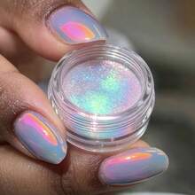 Rose Red Aurora Magic Mirror Powder Nail Glitter Pigment Dust Effect For Nail Art Decor Manicure Design - Hot Pink - View 2