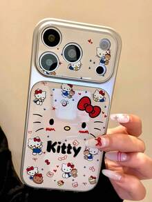 SANRIO 泰迪熊蓝色猫咪表情玻璃手机壳，瞬间变身防摔壳，全方位保护摄像头，适用于 17/17Air/17Pro/17ProMax、16/16Plus/16Pro/16ProMax、15/15Plus/15Pro/15ProMax、14/14Plus/14Pro/14ProMax、13/13Pro/13ProMax、12/12Pro/12ProMax、11/11Pro Max，防尘，高性价比，热门款 - 彩色 - 查看 5