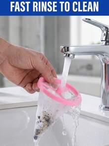 Nuevo filtro de pelusa reutilizable para lavadora, bolsa de malla, apto para hombres y mujeres, sin electricidad requerida, se ajusta a todos los usuarios, artículo esencial para el baño y el hogar - multicolor - Ver 6