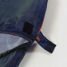 ŚPIWÓR TURYSTYCZNY MUMIA 2w1 KOŁDRA Z KAPTUREM LEKKI POKROWIEC GRANATOWY - Navy Blue - View 3