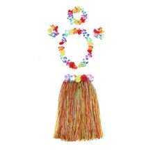 Bộ 5 váy cỏ kiểu Hawaii - Hoàn hảo cho các bữa tiệc hóa trang, tiệc theo chủ đề Hawaii dành cho người lớn, tiệc mùa hè, tiệc sinh nhật và Halloween. - Nhiều màu - Xem 4