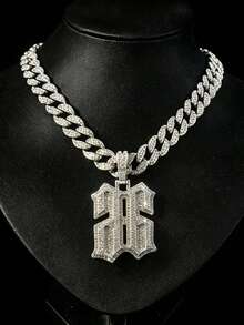1pc Reverse Number 66 Pendant Necklace, Suitable For Men's Daily Wear, Hip Hop Style Jewelry, Versatile Necklace - Reverse Number 66 Pendant Necklace - View 12