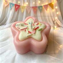 1支/盒,柔软可爱的奶油糖果造型大豆蜡烛,适合营造生日氛围,奶油风格家居装饰,少女礼物,闺蜜纪念品,生日派对装饰 - 1PC - 查看 15