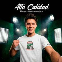 Yellow Mellow Playera Mundial 2026 México Futbol Unisex Amor a la Camiseta Afición Mexicana Jersey Fan Soccer Copa del Mundo 2026 Camiseta Algodón Hombre Mujershort-sleeve T-shirt / short-sleeve tee - Blanco - Ver 2