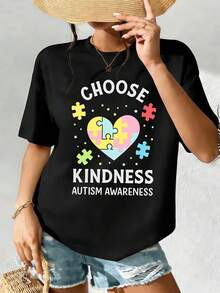 Women T-Shirts - Black - View 2
