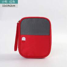 1pc Large Capacity Medicine Storage Bag, Portable First Aid Kit Organizer, Waterproof & Dustproof Multi-Compartment Medical Bag For Home, Travel, Emergency Use - Multicolor - View 12
