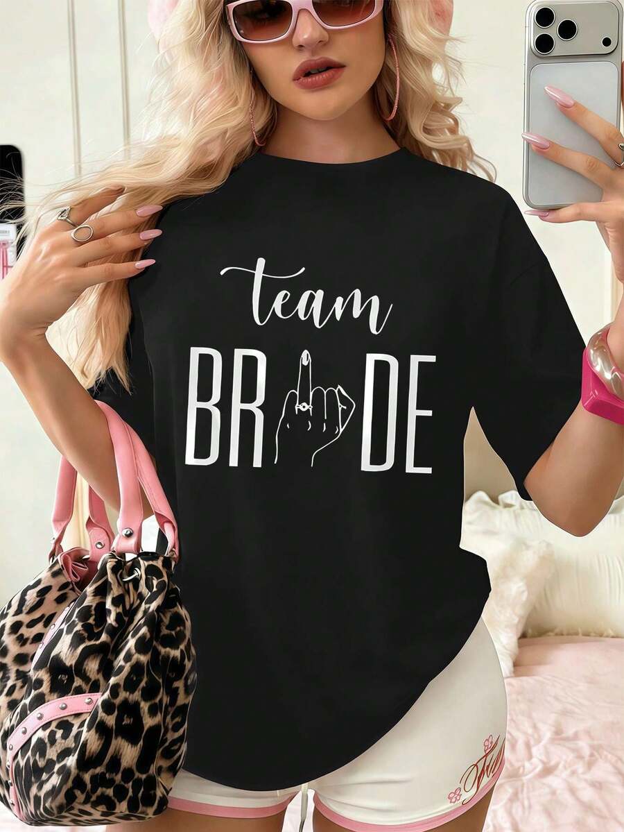 Women T-Shirts - Black - View 1