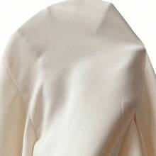 Plus Size Women's Cream Almond Off-Shoulder Split-Front A-Line Dress With Ruffle Hem, Elegant French Romantic Vintage Commute Business Beach Casual Minimalist Versatile, New Spring/Summer Wedding Party Afternoon Tea Women Elegant Outfits Tops For Women Elegant Classy Peplum Tops Women Latest Tops For Women New Arrivals Peplum Top Curve - Amarillo - Ver 8