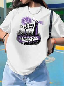 Women T-Shirts - White - View 1