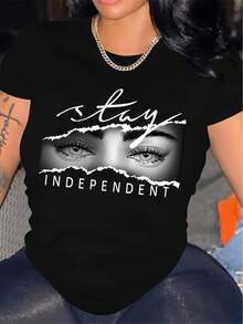 Women T-Shirts - Black - View 1