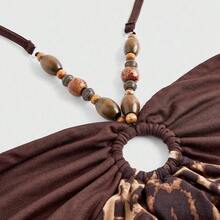 Women Blouses & Shirts - Brown - View 4