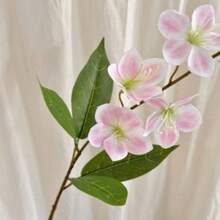 2pcs Artificial Jasmine Flower Hanging Decor For Balcony, Artistic Silk Flower, Lifelike Real Flower, Suitable For Home Decor Bouquet, Balcony Decor, DIY Wedding Bride Gift, Birthday Party Supplies, Tabletop Decor, Yard Decor, Wedding Decor Bouquet, Bouquet, Artificial Flower, Back To School Room Decor, Silk Lily Fake Flower - Multicolor - View 4
