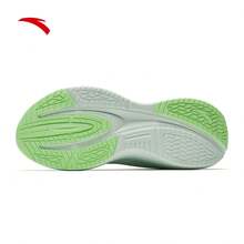 Anta Leaf 6 | Lightweight Soft-Sole Mesh Breathable Running Shoes For Women, Increase Height, Wear-Resistant, Aerobic Jogging Sneakers - Ivory White/Light Dawn Green - 7 - View 5