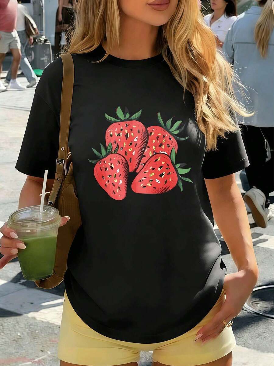 Women T-Shirts - Black - View 1