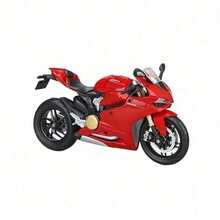 Maisto 1:12 Scale Ducati 1199 Panigale Motorcycle Model, Exquisite Alloy Simulation Toy With Stand, Best Christmas/Birthday Gift - Multicolor - View 2