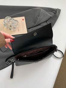 Women's Fashion Minimalist Versatile Clutch - Black - View 11