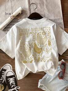 Women T-Shirts - White - View 3