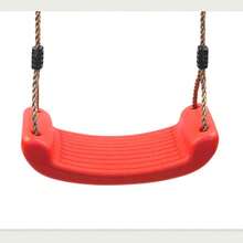 1pc Swing Chair, Outdoor Swing Seat, Hanging Plastic Tree Chair With Ropes, Sturdy Non-Slip Swing, Easy Installation - Multicolor - View 8