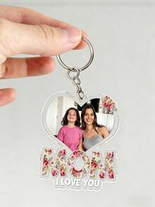 Personalized Apple Keychain For Teachers (With Tassel) | Teacher's Day | Customized Acrylic Apple Keychain | Teacher's Day Gift - Style 3 - View 3